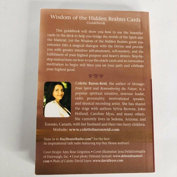 Oracle Cards Wisdom of the Hidden Realms Colette Baron Reid Card Guidebook Tarot - Picture 5 of 9